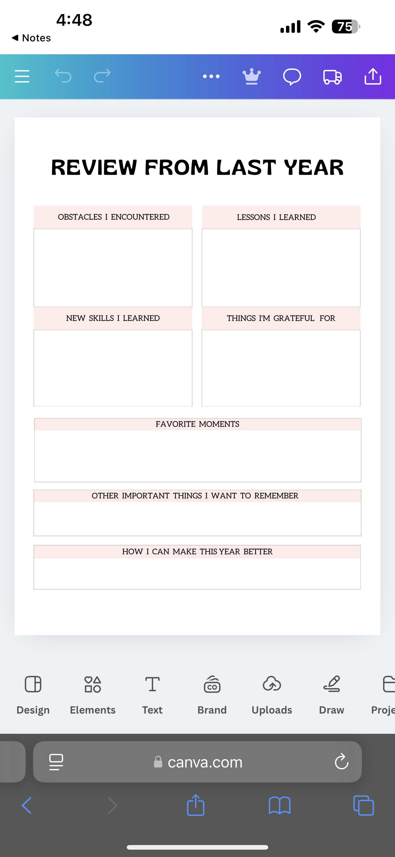 Personal development templates📊⛓️‍💥